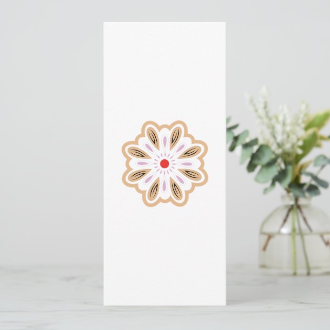 Programa Mandala Flower Art Impressão | Boho Decor (Em pé/Frente)