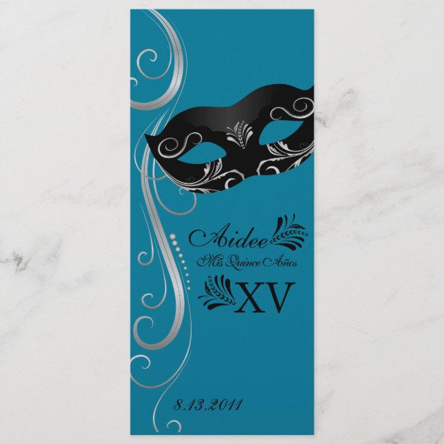 Programa Mardi Gras Quince (Frente)