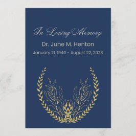 Programa Marinho Olive Leaf 3 Memorial Funeral