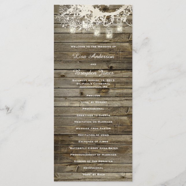 Programa Mason Jar String Luz Russo Tree Program (Frente)