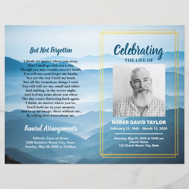 Programa Memorial das Montanhas da Ordem Funerária (Frente)