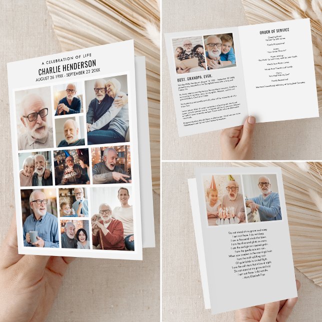 Programa Memorial/Funeral De 15 Fotos Dobradas Mod (Criador carregado)