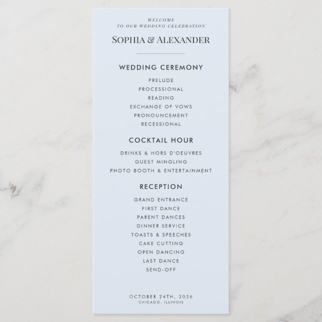 Programa Modern Glacial Blue & Warped Grid (Frente)