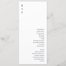 Programa Modern Wedding