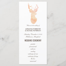 Programa Moderno de Casamento de Antler Orange Wat