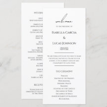 Programa Moderno de Casamento de Script Minimalist