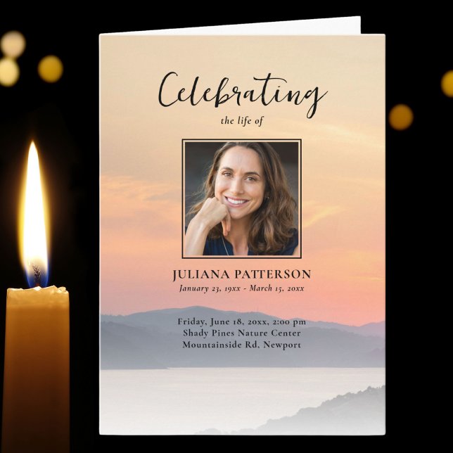 Programa Montanha Sunset Fotos de Celebração do Funeral (Criador carregado)