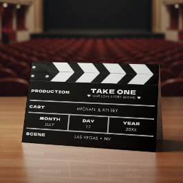 Programa Movie Clap Board Film Strip Photo Wedding