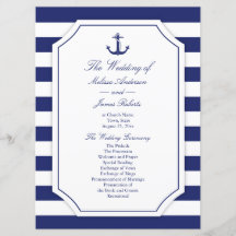 Programa Náutico de Casamento de Marinho de Âncora