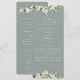 Programa Neve verde de espuma do mar + Eucalipto Casamento