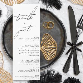 Programa NOMES Elegantes | Na moda Black & White Wedding