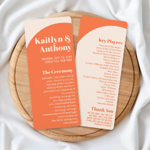 Programa Nostalgic Charm Retro Wedding