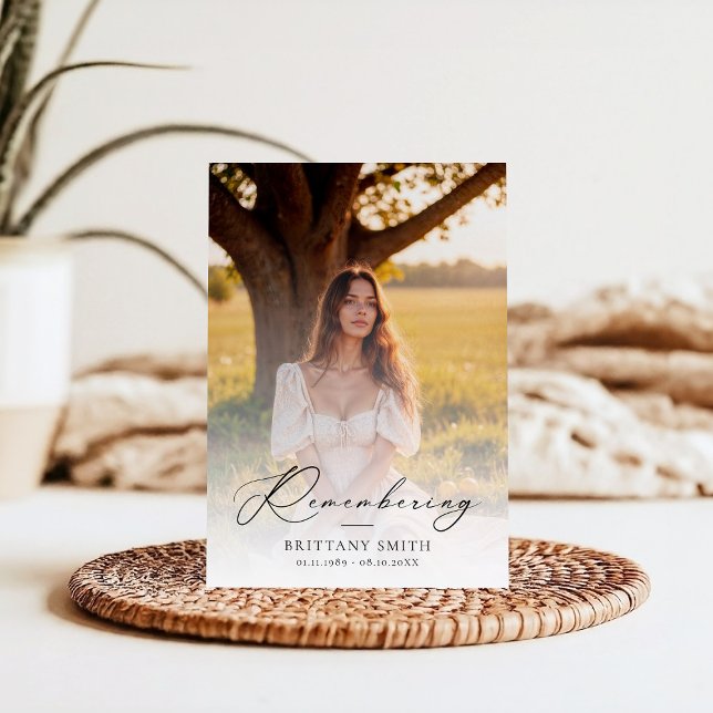 Programa Obituary Order of Service Memorial Funeral (Criador carregado)