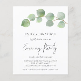 Programa orçamental Festa de Casamento Eucalyptus 