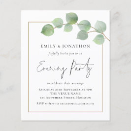 Programa orçamental Festa de Casamento Eucalyptus 