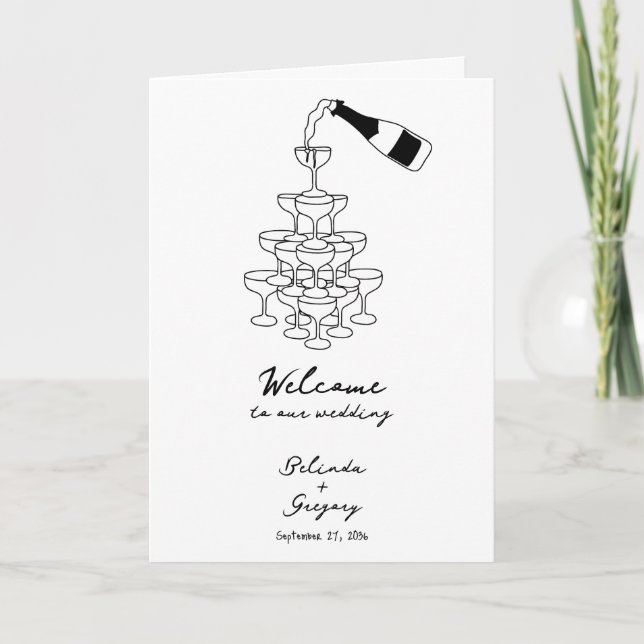 Programa Ordem de Serviço de Casamento de Mão Negra (Frente)