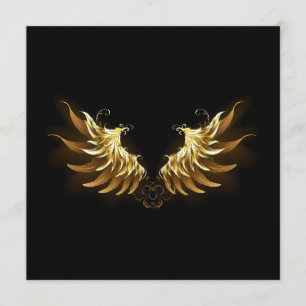Programa Ouro Angel Wings sobre fundo preto