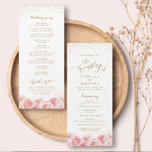 Programa Ouro para caligrafia elegante e casamento floral p
