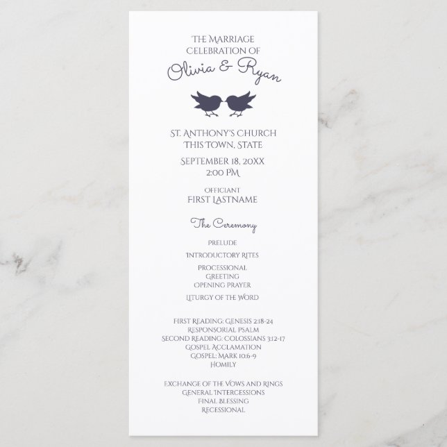 Programa Pássaros florestais e púrpura foliar (Frente)