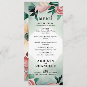 Programa Pastel Flower Elegance: Casamento Floral Verde Sag