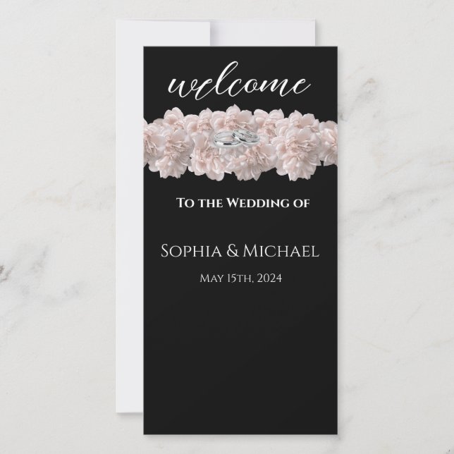 Programa Pastel Pink Peony-Wedding Rings-Wedding- (Frente)