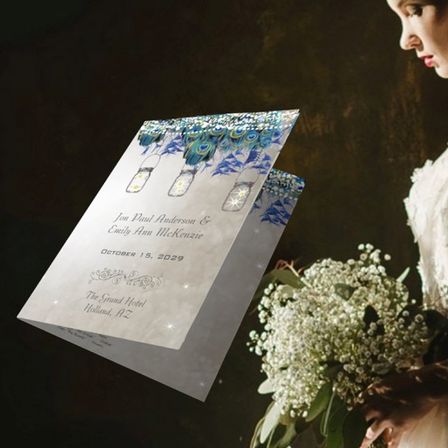 Programa Peacock Mason Jar de Fontes Pretas (Criador carregado)