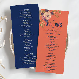 Programa Pêssego Floral Russo e Casamento Azul Marinho