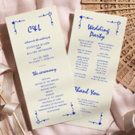 Programa Plana Blanco-Whimsical com Letra Retroati