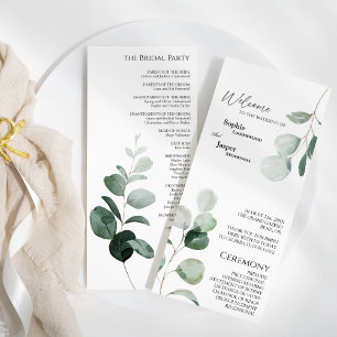 Programa Plano de Casamento Branco Moderno