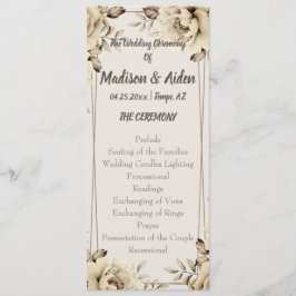 Programa Plano Romântico de Rosas Russos Brancos