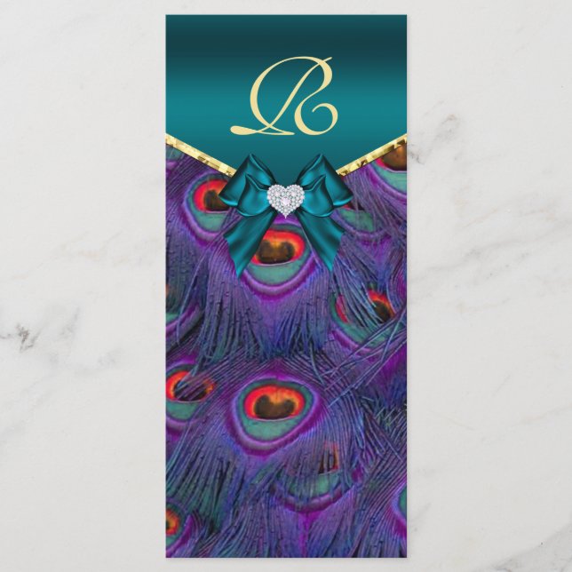 Programa Plum Peacock Program Rack Card (Frente)