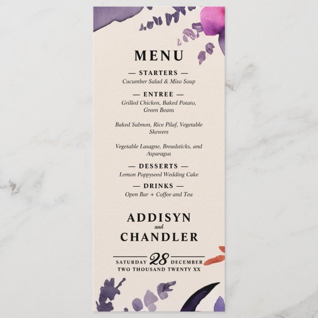 Programa Púrpura Encantada + Casamento Floral de Halloween  (Frente)