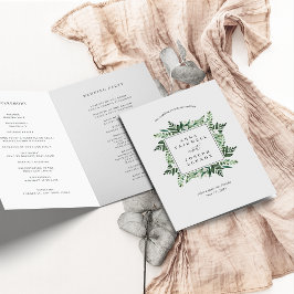 Programa Quadro de Estufa | Casamento Botânico Por Aquarela