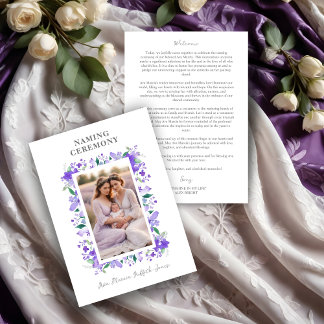 Programa Quadro Floral Romântico Tons Roxos 2 Fotos