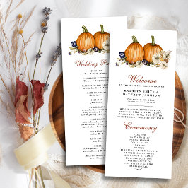 Programa Queda no Casamento outono de outono de Abóbora de 