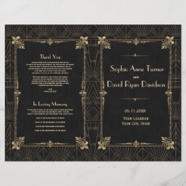 Programa Real de Casamento por 1920 Fleur-de-Lis A