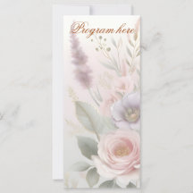 Programa Romântico de Casamento de Jardins