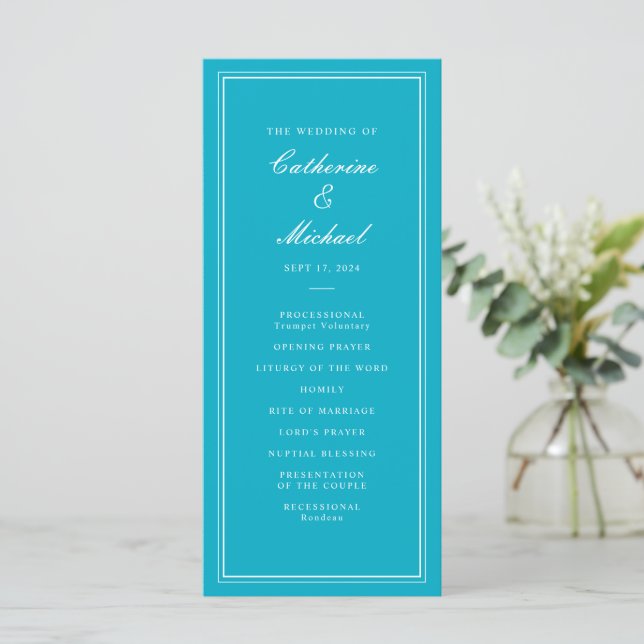 Programa Roteiro Clássico Absoluto Aqua Brilhante Casamento (Em pé/Frente)