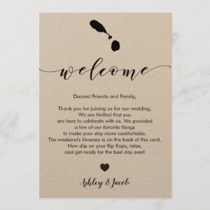 Programa Rua. Kitts & Nevis Wedding - Letra Itinerária