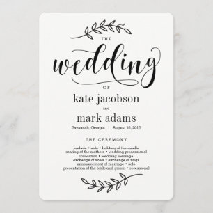 Programa Russo de Cerimônia de Casamento de Elegân