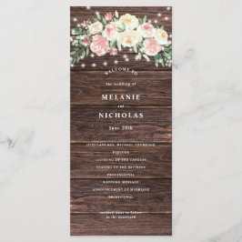Programa Rustic Blush Floral Lights