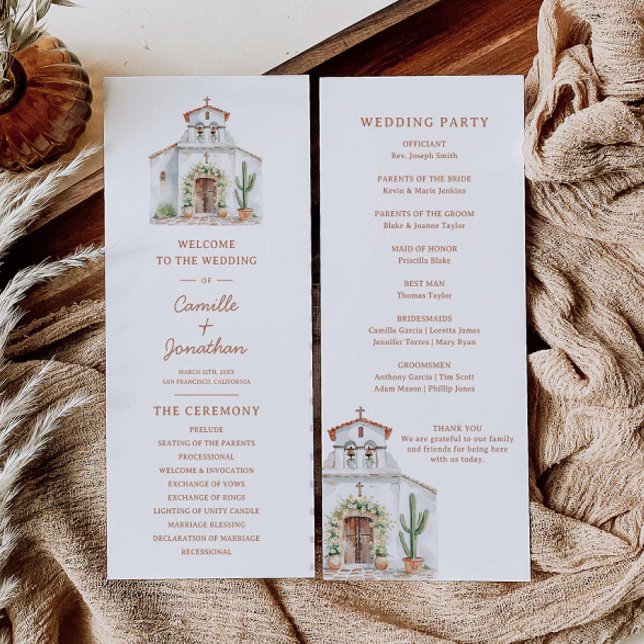 Programa Rustic Destination Wedding (Rustic Wedding Program)