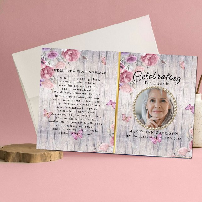 Programa Rustic Floral de Celebração da Vida (Criador carregado)