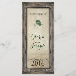 Programa Rustic Frame de Casamento por Escoamento
