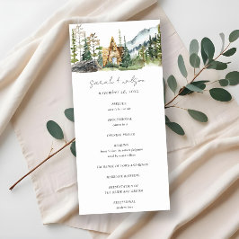 Programa Rustic Mountain Pine Forest Wood Cabine