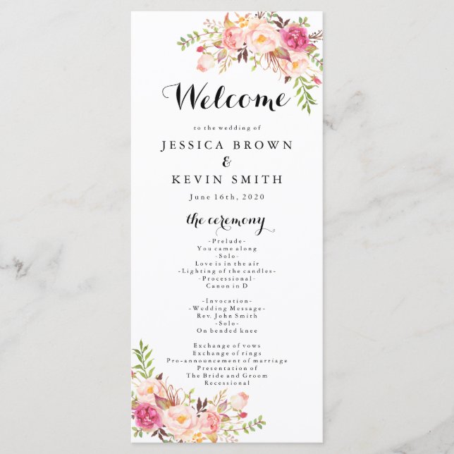 Programa Rustic Peony Floral (Frente)