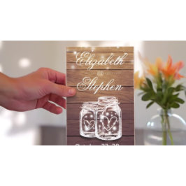 Programa Rustic Wood Mason Jar String Light Casame