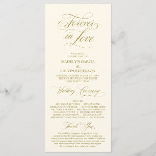 Programa Script Dourado de Elegância Clássica, Cerimônia de