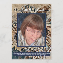 Programa Sepia Toned Sunflower Art | Foto | Funerais