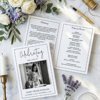 Programa Serviço de Ordem de Obituário de Funeral Minimalis